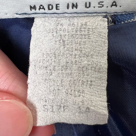 Vintage Linen Plaid High Rise Waisted Mini Skirt Pencil Preppy Light Academia - Picture 4 of 5